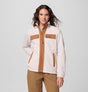Columbia Womens Juniper Peak Full Zip Fleece Dk stone camel brown