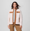 Columbia Womens Juniper Peak Full Zip Fleece Dk stone camel brown