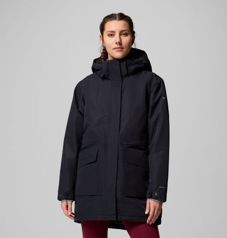 Columbia Womens Pulaski Parka Black