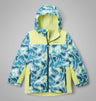 Columbia Boys Lightning Lift Iv Printed Jacket Crshdblu dnoflg/neon