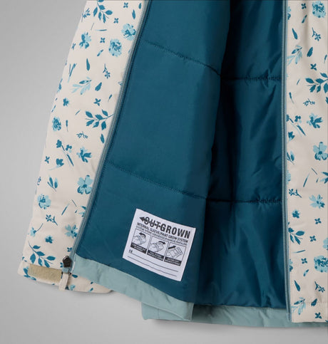 Columbia Girls Horizon Ride Iv Printed Jacket Dkstn wtrgrdn/crsdbl