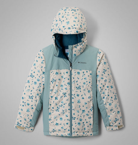 Columbia Girls Horizon Ride Iv Printed Jacket Dkstn wtrgrdn/crsdbl