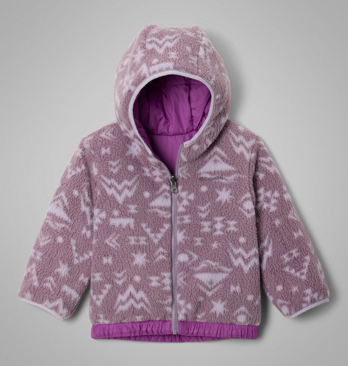 Columbia Toddler Double Trouble Iii Jacket Rzle/shl prp pkd tnl