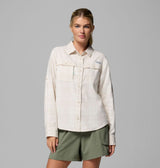 Columbia Womens Wild Cast Flannel Dk stone nav tartan