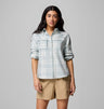 Columbia Womens Wild Cast Flannel Crshd blu nav tartan
