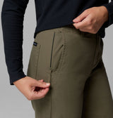 Columbia Womens Roc Wide Leg Pant Stone green