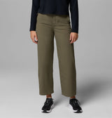 Columbia Womens Roc Wide Leg Pant Stone green
