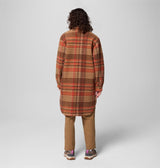 Columbia Womens Wildest Venture Long Fleece Coat Tobacco vagabon