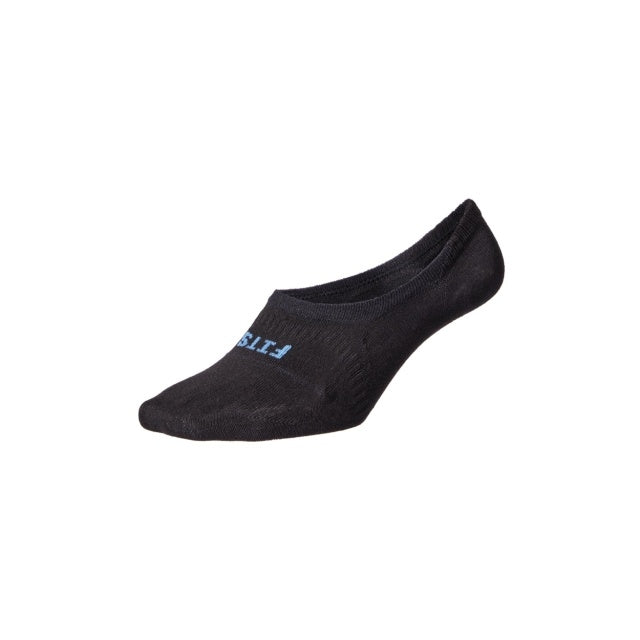 Fits Invisible No Show Sock Black