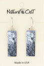 Nature Cast Metalworks Bird In Moon Dangle Earring