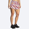 Brooks Women's Moment Short Pace check print