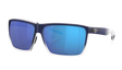 Costa Del Mar Rincon Sunglasses, Matte Blue Fade, Blue Mirror Matte deep blue fade