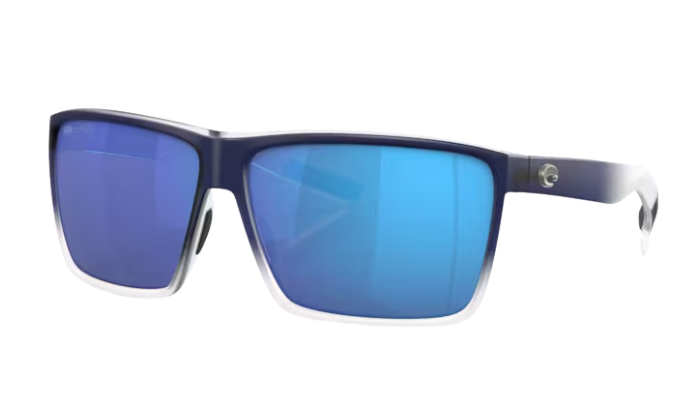 Costa Del Mar Rincon Sunglasses, Matte Blue Fade, Blue Mirror Matte deep blue fade