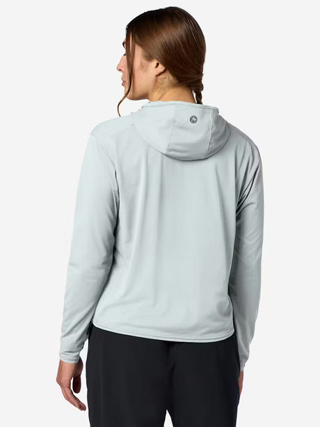 Marmot Womens Airexchange Upf 50 Hoody Boulder crack