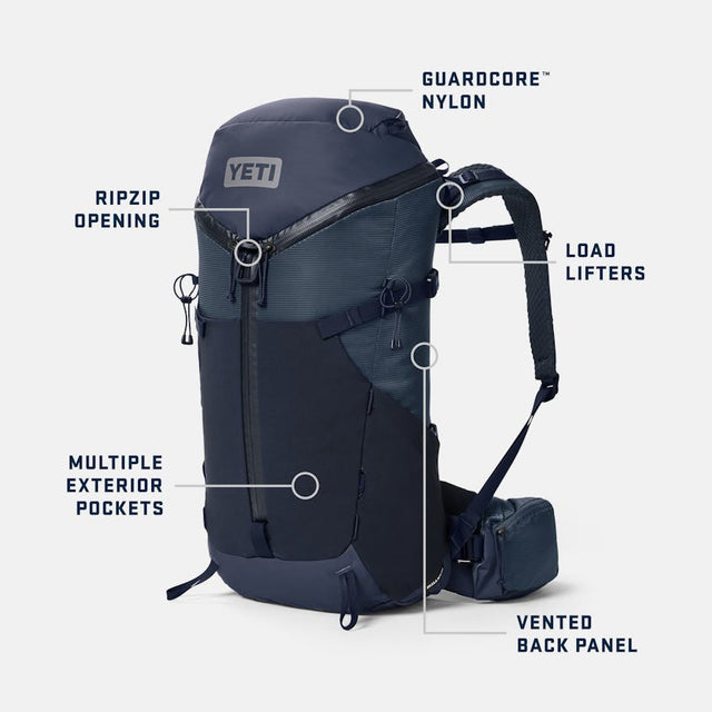 Yeti Mens Skala Backpack, 32l, Navy, S/m Navy