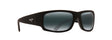 Maui Jim World Cup Sunglasses, Black Rubber/grey Blk rubber/grey