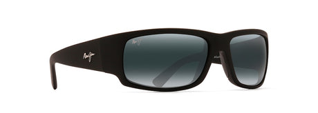 Maui Jim World Cup Sunglasses, Black Rubber/grey Blk rubber/grey