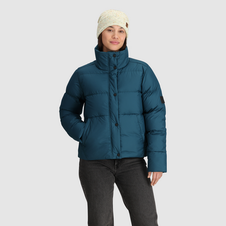 Outdoor Research Womens Coldfront Down Jacket Harbor