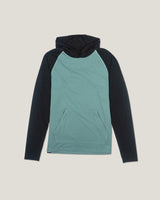 Belong Designs Womens Core Traverse Tek Hoodie Green block