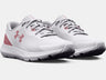 Under Armour Women's UA Surge 3 Running Shoe - White/Pink Elixir White/Pink Elixir