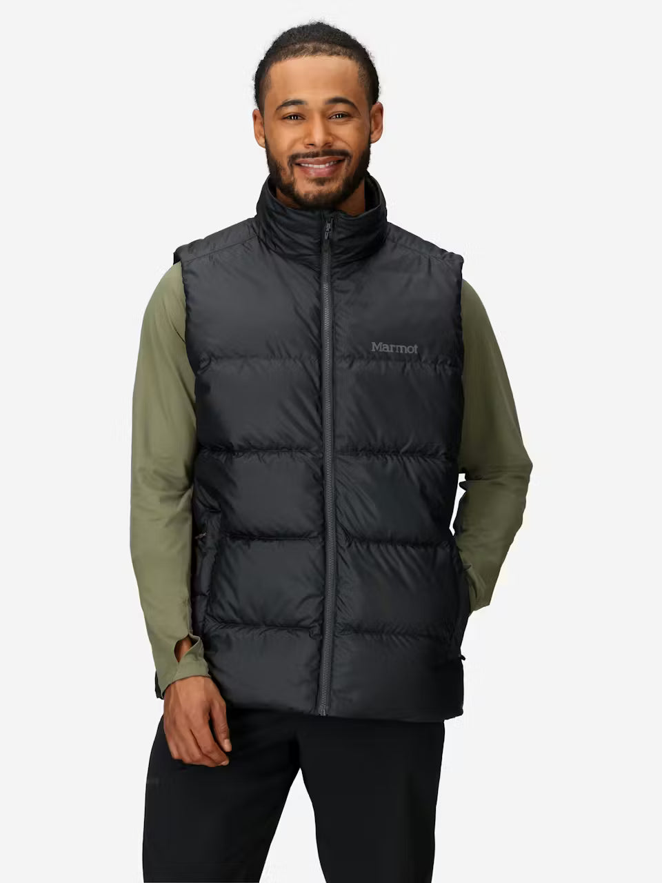 Marmot Mens Guides Down Vest Dark steel