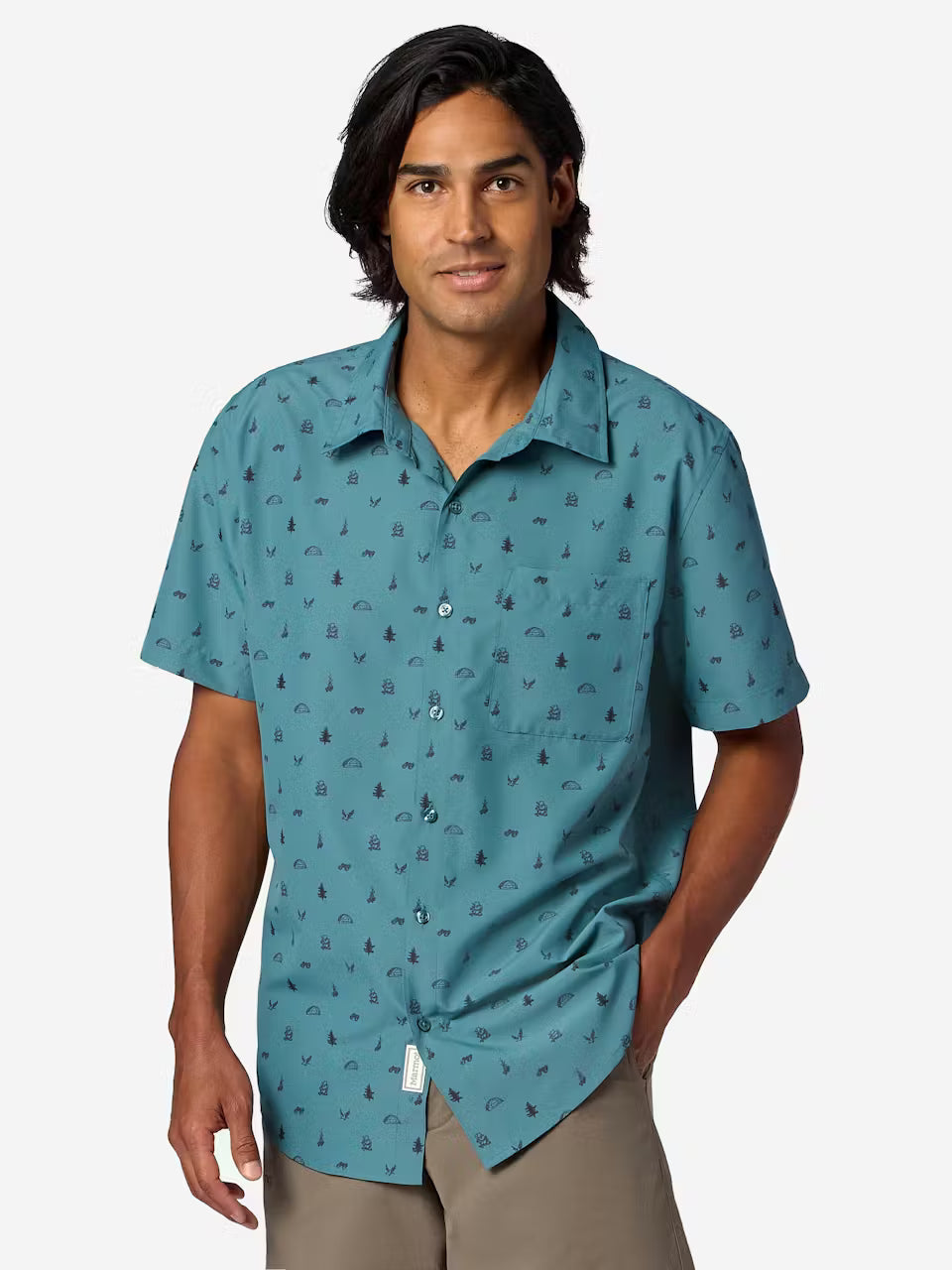 Marmot Mens Airexchange Upf 40 Short Sleeve eafloor camping trp / S