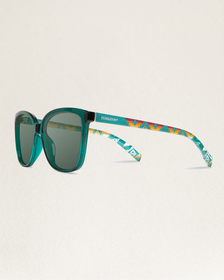 Shwood X Pendleton Rylahn Polarized Sunglasses Teal nehalem
