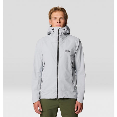 Mountain Hardware Mens Chockstone Alpine Lt Hooded Jacket Glacial