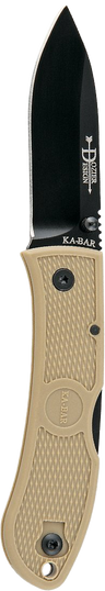 KA-BAR Dozier Folding Hunter Knife - Coyote Brown Coyote brown
