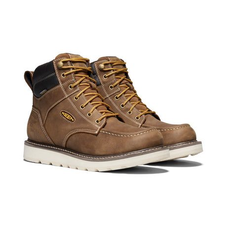 Keen Utility Cincinnati 6in Waterproof Boot (soft Toe) Cascade brown