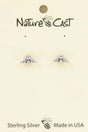 Nature Cast Metalworks Sterling Silver Bee Post Earring Silver