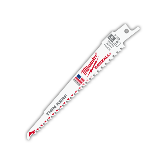 Milwaukee 6 In. 5 Tpi Wood Cutting Sawzall Blades Bulk 100