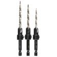 Milwaukee 3 Pc Countersink Drill Bit Set