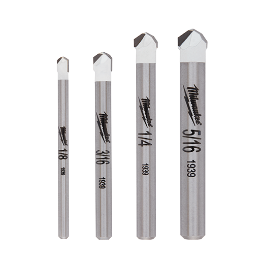 Milwaukee 4pc. Tile And Natural Stone Bit Set