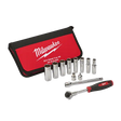 Milwaukee 12pc 3/8 In. Drive Sae Socket Set