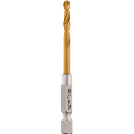 Milwaukee 5/32 In. Shockwave Red Helix Titanium Drill Bit