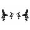 Thule DockGlide Kayak Saddle Rack Black