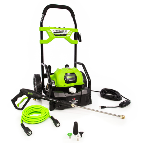 JAXOutdoorGearFarmandRanch 2000 PSI 1.2 GPM Electric Pressure Washer With Surface Cleaner and Foam Cannon