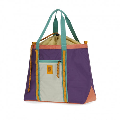 Topo Designs Mountain Utility Tote Loganberry/Bone White