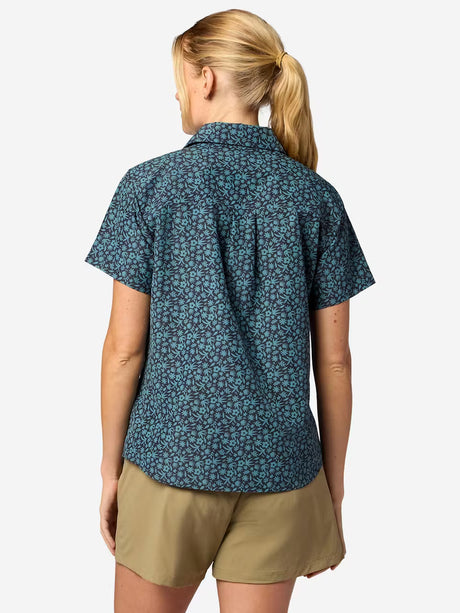 Marmot Womens Airexchange Upf 40 Novelty Short Sleeve Shirt Blacknd gardener art