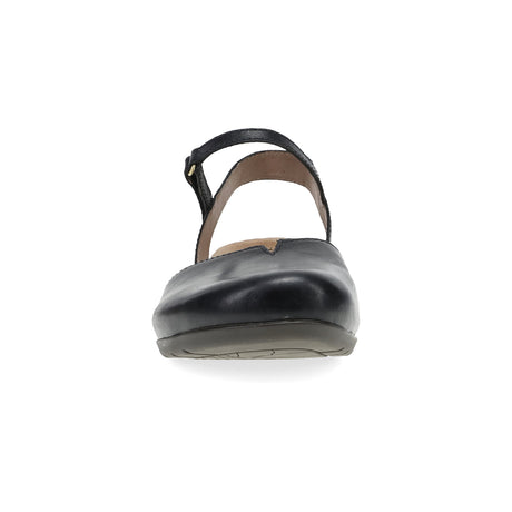 Dansko Rowan Womens Shoe Black waxy burnished