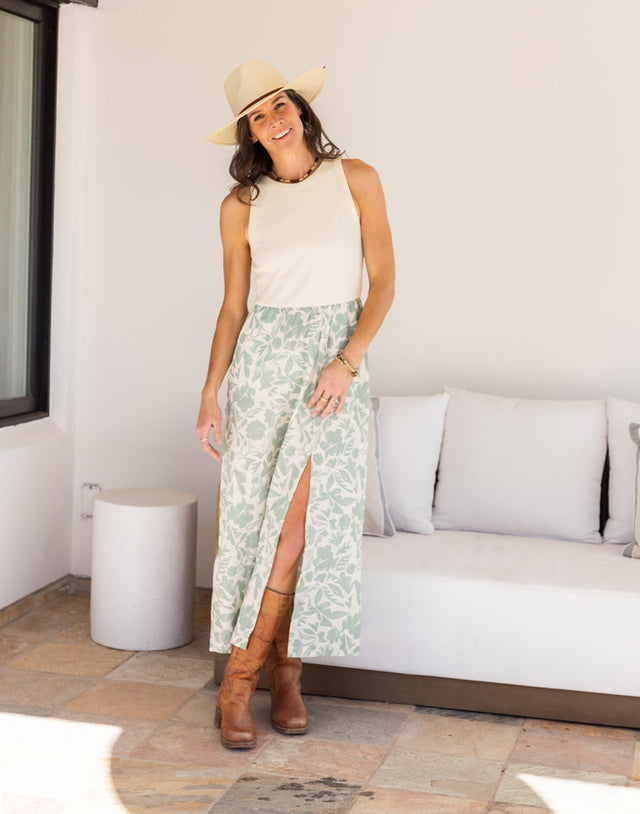 Carve Designs Lark Linen Dress - Haze Mezcal Haze Mezcal