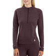 Carhartt Women's Base Force Heavyweight Poly-wool Quarter-zip