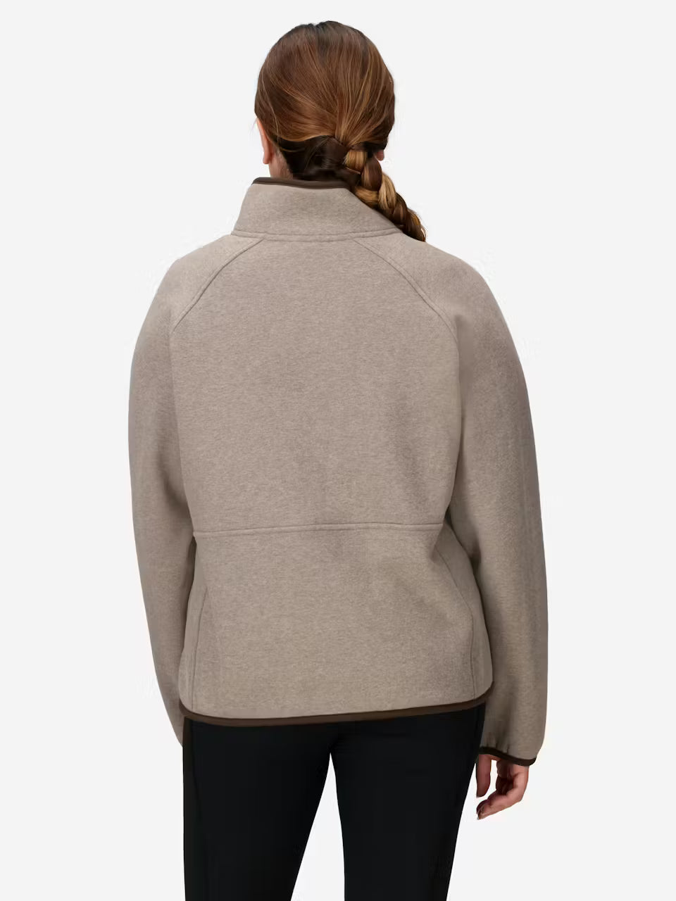 Marmot Womens Peak Cozy 1/2 Snap Pullover Claystone heather