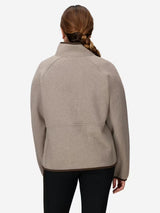 Marmot Womens Peak Cozy 1/2 Snap Pullover Claystone heather
