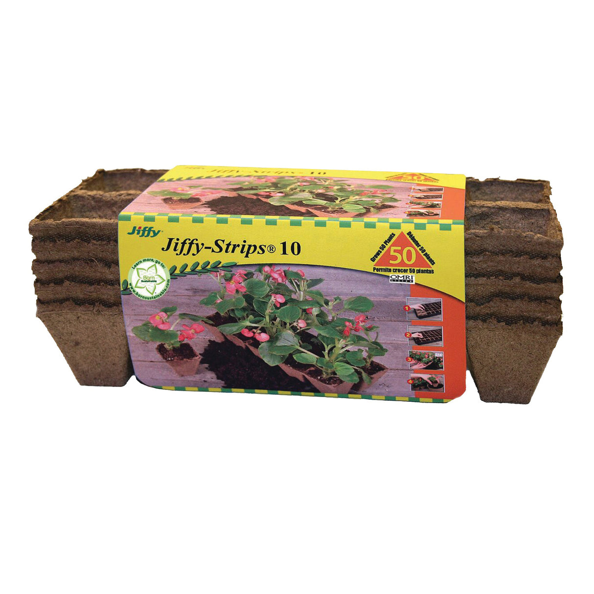 Jiffy Strip Pot 50COUNT