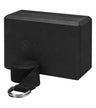 Gaiam Gm Solid Yoga Block  Strap Combo Black