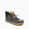 Minnetonka Women's Torrey Lace-Up Moccasin Booties Grey