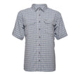 Noble Outfitters Fullflexx Cool Flow Short Sleeve Shirt Pacific Blue Plaid