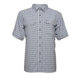 Noble Outfitters Fullflexx Cool Flow Short Sleeve Shirt Pacific Blue Plaid